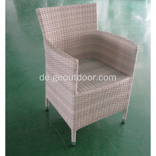 Aluminiumweidenrattan-Freizeit-Stuhl im Freien